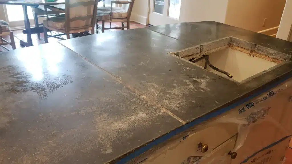 Concrete Countertop Restoration Houston TX - Before