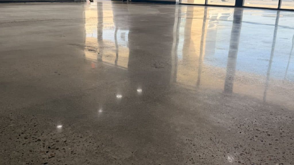 Polished Concrete Floor Before and After – Westchase Houston TX - After