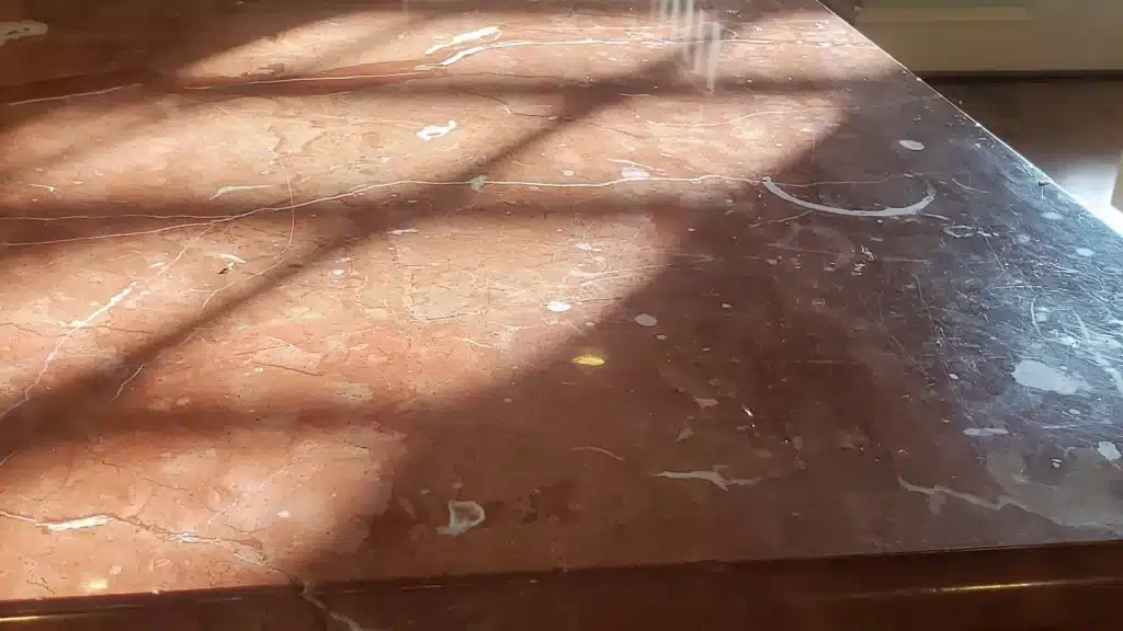 Marble Countertop Before and After – Kemah TX - Before