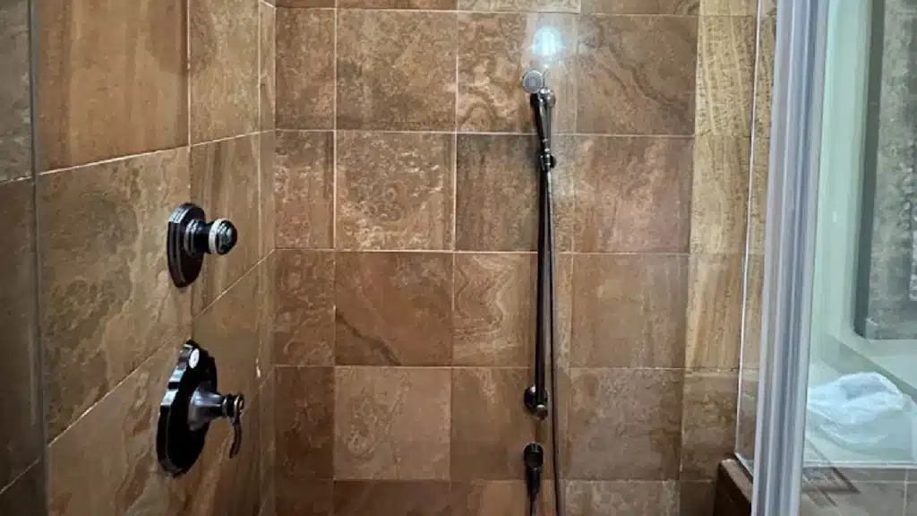 Marble Shower Before and After – Memorial TX - After