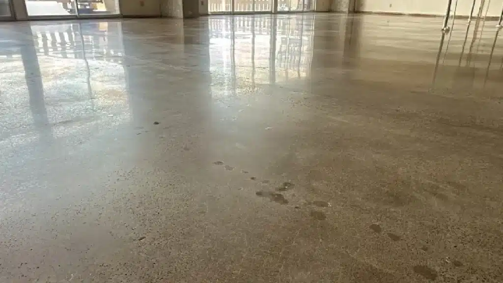 Polished Concrete Floor Before and After – Downtown Houston TX - After