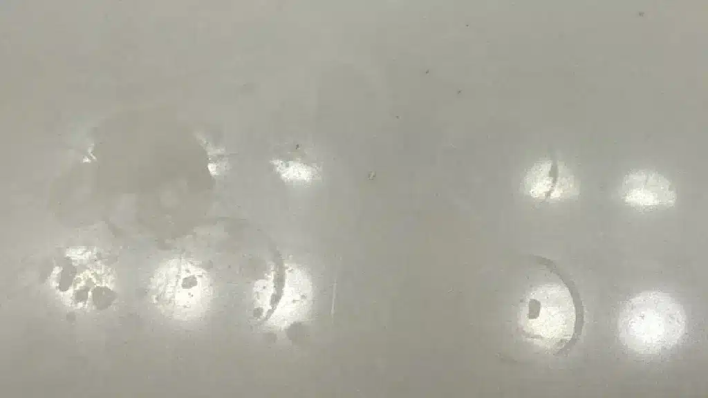 Quartz Guest Bathroom Countertop Before and After – Houston TX - Before